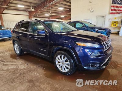 Czwarte zdjęcie samochodu z boku: 2015 JEEP CHEROKEE LIMITED VIN:1C4PJMDS8FW674336 - miniatura