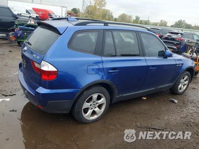 Trzecie zdjęcie samochodu z tyłu: 2007 BMW X3 3.0SI VIN:WBXPC93487WF04530 - miniatura