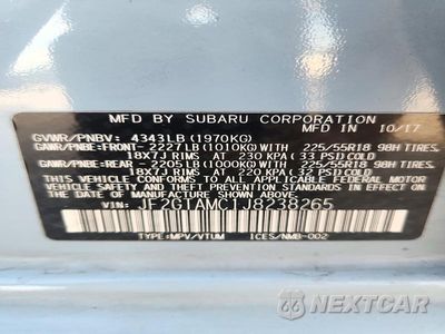 Zdjęcie 12 z 12 samochodu: 2018 SUBARU CROSSTREK LIMITED VIN:JF2GTAMC1J8238265 - miniatura