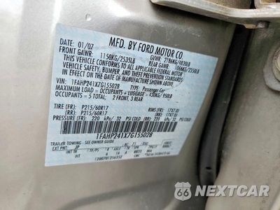 Zdjęcie 12 z 12 samochodu: 2007 FORD FIVE HUNDRED SEL VIN:1FAHP241X7G155028 - miniatura