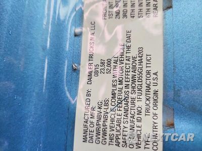 Zdjęcie 12 z 14 samochodu: 2016 FREIGHTLINER CASCADIA 125 SEMI TRUCK VIN:1FUJGLD55GLHA4203 - miniatura