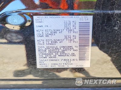 Zdjęcie 13 z 13 samochodu: 2014 NISSAN ROGUE S VIN:5N1AT2MK6EC780185 - miniatura