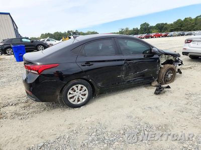 Trzecie zdjęcie samochodu z tyłu: 2021 HYUNDAI ACCENT SE VIN:3KPC24A67ME137533 - miniatura