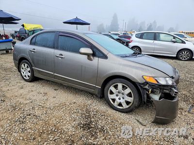 Czwarte zdjęcie samochodu z boku: 2007 HONDA CIVIC LX VIN:1HGFA16557L001719 - miniatura
