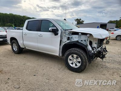 Czwarte zdjęcie samochodu z boku: 2022 CHEVROLET SILVERADO LTD K1500 LT VIN:1GCPYDEK0NZ162187 - miniatura