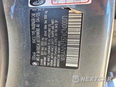 Zdjęcie 12 z 12 samochodu: 2006 BMW 530 XIT VIN:WBANN73576CN00071 - miniatura