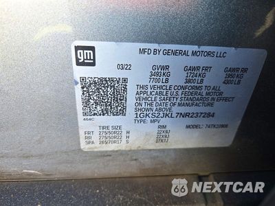 Zdjęcie 13 z 13 samochodu: 2022 GMC YUKON XL DENALI VIN:1GKS2JKL7NR237284 - miniatura