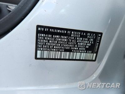 Zdjęcie 12 z 12 samochodu: 2017 VOLKSWAGEN JETTA S VIN:3VW2B7AJ7HM371469 - miniatura