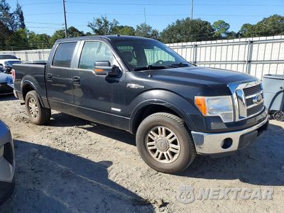 Czwarte zdjęcie samochodu z boku: 2012 FORD F150 SUPERCREW VIN:1FTFW1CT5CFD03880 - miniatura