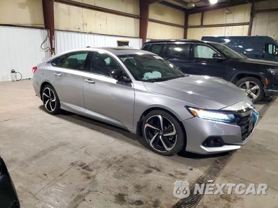 Czwarte zdjęcie samochodu z boku: 2022 HONDA ACCORD SPORT VIN:1HGCV2F38NA022195 - miniatura