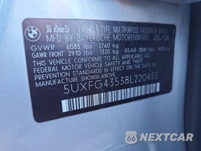 Zdjęcie 13 z 13 samochodu: 2008 BMW X6 XDRIVE35I VIN:5UXFG43538L220455 - miniatura