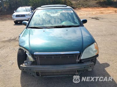 Piąte zdjęcie samochodu w środku: 2001 HONDA CIVIC EX VIN:1HGES26771L049861 - miniatura