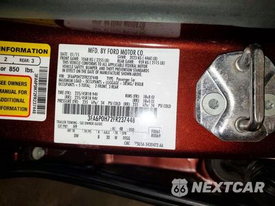 Zdjęcie 12 z 12 samochodu: 2015 FORD FUSION SE VIN:3FA6P0H72FR237448 - miniatura