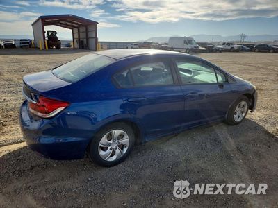 Trzecie zdjęcie samochodu z tyłu: 2014 HONDA CIVIC LX VIN:19XFB2F57EE259005 - miniatura