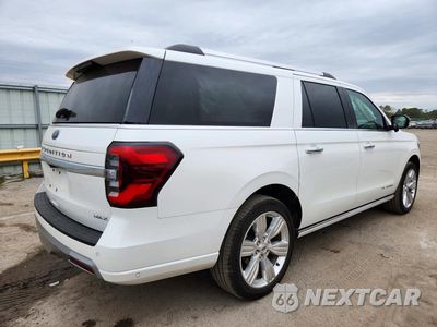 Trzecie zdjęcie samochodu z tyłu: 2024 FORD EXPEDITION MAX PLATINUM VIN:1FMJK1M81REA89190 - miniatura
