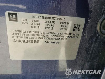 Zdjęcie 12 z 12 samochodu: 2015 CHEVROLET MALIBU LS VIN:1G11B5SL6FF334390 - miniatura