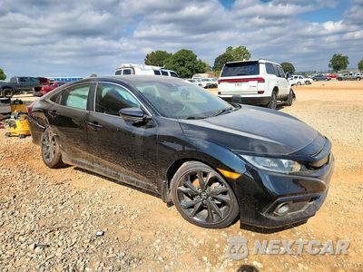 Czwarte zdjęcie samochodu z boku: 2020 HONDA CIVIC SPORT VIN:2HGFC2F82LH516355 - miniatura