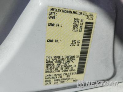 Zdjęcie 12 z 12 samochodu: 2013 NISSAN ALTIMA 2.5 VIN:1N4AL3AP4DC282663 - miniatura