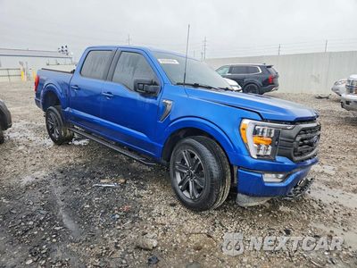 Czwarte zdjęcie samochodu z boku: 2023 FORD F150 SUPERCREW VIN:1FTEW1EPXPKD14026 - miniatura