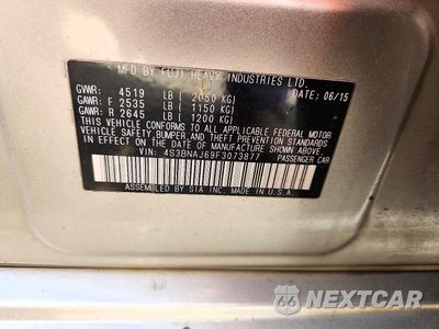 Zdjęcie 12 z 12 samochodu: 2015 SUBARU LEGACY 2.5I LIMITED VIN:4S3BNAJ69F3073877 - miniatura