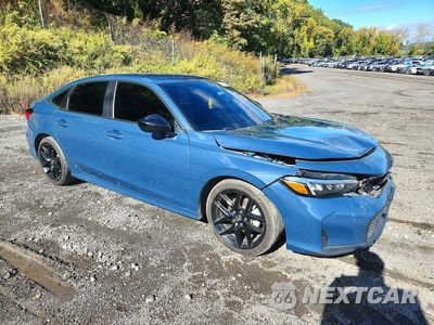 Czwarte zdjęcie samochodu z boku: 2025 HONDA CIVIC VIN:2HGFE2F55SH558324 - miniatura