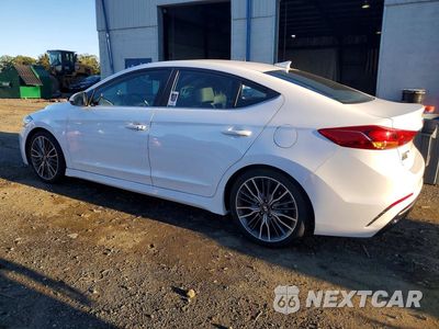 Drugie zdjęcie samochodu z przodu: 2018 HYUNDAI ELANTRA SPORT VIN:KMHD04LB8JU558786 - miniatura