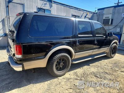 Trzecie zdjęcie samochodu z tyłu: 2001 FORD EXCURSION LIMITED VIN:1FMNU42S91EA00398 - miniatura