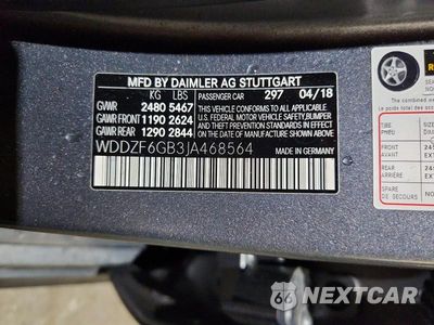 Zdjęcie 13 z 13 samochodu: 2018 MERCEDES-BENZ E 400 4MATIC VIN:WDDZF6GB3JA468564 - miniatura