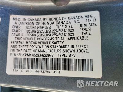 Zdjęcie 14 z 14 samochodu: 2014 HONDA CR-V EX VIN:2HKRM4H52EH623973 - miniatura