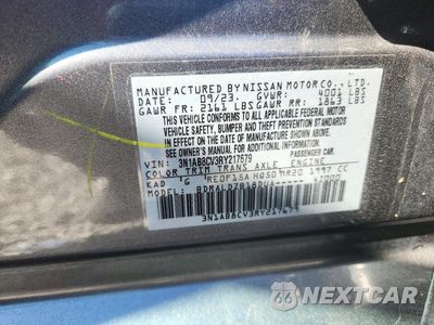 Zdjęcie 13 z 13 samochodu: 2024 NISSAN SENTRA SV VIN:3N1AB8CV3RY217679 - miniatura