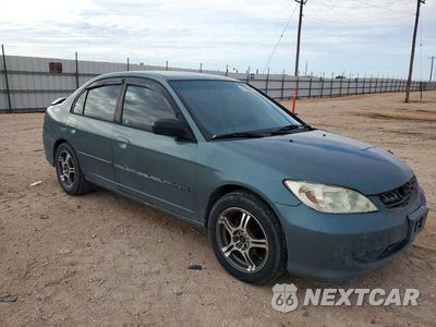 Czwarte zdjęcie samochodu z boku: 2004 HONDA CIVIC LX VIN:2HGES15594H594763 - miniatura