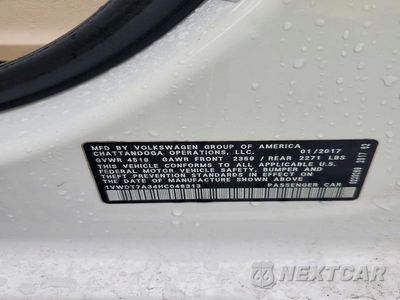 Zdjęcie 12 z 12 samochodu: 2017 VOLKSWAGEN PASSAT R-LINE VIN:1VWDT7A34HC048313 - miniatura