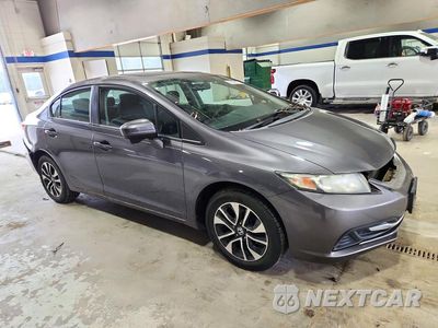 Czwarte zdjęcie samochodu z boku: 2015 HONDA CIVIC EX VIN:19XFB2F86FE022694 - miniatura