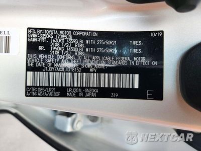 Zdjęcie 13 z 13 samochodu: 2020 LEXUS LX 570 VIN:JTJDY7AXXL4318152 - miniatura