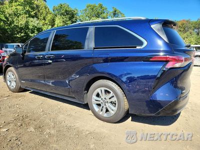 Drugie zdjęcie samochodu z przodu: 2021 TOYOTA SIENNA PLATINUM 7-PASSENGER VIN:5TDESKFC2MS004552 - miniatura