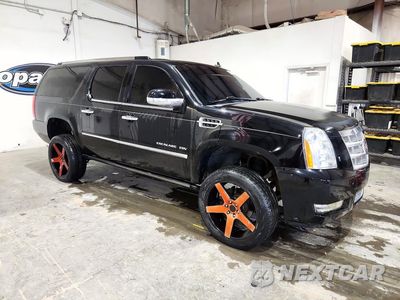 Czwarte zdjęcie samochodu z boku: 2014 CADILLAC ESCALADE ESV PLATINUM VIN:1GYS4KEF4ER201421 - miniatura