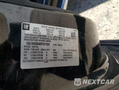 Zdjęcie 12 z 12 samochodu: 2013 CHEVROLET SILVERADO K2500 HEAVY DUTY LT VIN:1GC1KXC84DF241359 - miniatura