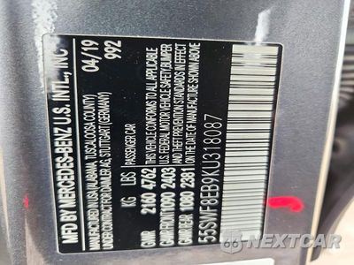 Zdjęcie 12 z 12 samochodu: 2019 MERCEDES-BENZ C 300 4MATIC VIN:55SWF8EB9KU318087 - miniatura