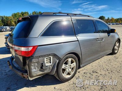 Trzecie zdjęcie samochodu z tyłu: 2012 HONDA ODYSSEY TOURING VIN:5FNRL5H90CB135175 - miniatura