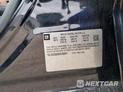 Zdjęcie 12 z 12 samochodu: 2014 CHEVROLET SONIC LT VIN:1G1JC5SG5E4100851 - miniatura
