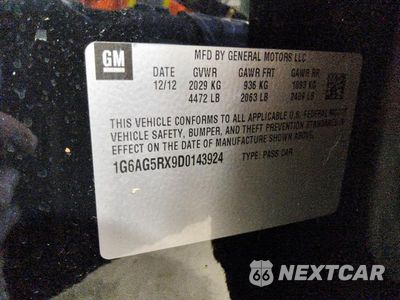 Zdjęcie 12 z 12 samochodu: 2013 CADILLAC ATS VIN:1G6AG5RX9D0143924 - miniatura