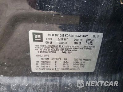 Zdjęcie 13 z 13 samochodu: 2015 BUICK ENCORE VIN:KL4CJCSB6FB178450 - miniatura