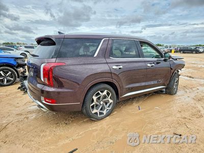 Trzecie zdjęcie samochodu z tyłu: 2021 HYUNDAI PALISADE CALLIGRAPHY VIN:KM8R74HE1MU282668 - miniatura