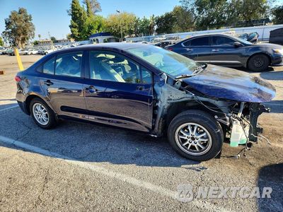 Czwarte zdjęcie samochodu z boku: 2021 TOYOTA COROLLA LE VIN:JTDEAMDE4MJ002091 - miniatura