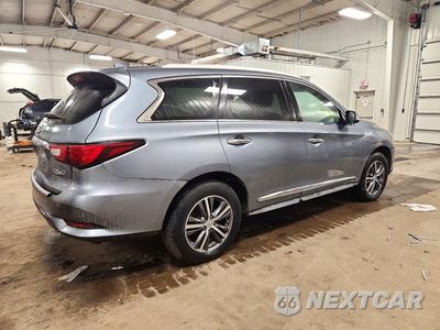 Trzecie zdjęcie samochodu z tyłu: 2017 INFINITI QX60 BASE VIN:5N1DL0MM4HC519614 - miniatura