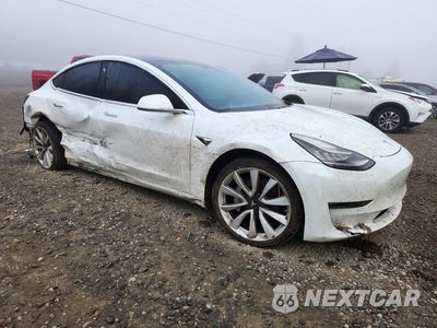 Czwarte zdjęcie samochodu z boku: 2020 TESLA MODEL 3 VIN:5YJ3E1EB1LF801508 - miniatura