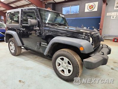 Czwarte zdjęcie samochodu z boku: 2014 JEEP WRANGLER SPORT VIN:1C4AJWAGXEL272478 - miniatura