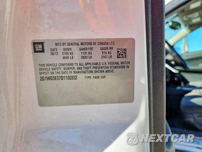 Zdjęcie 12 z 12 samochodu: 2013 CHEVROLET IMPALA LT VIN:2G1WG5E37D1100332 - miniatura