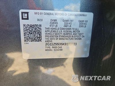 Zdjęcie 12 z 12 samochodu: 2019 CHEVROLET IMPALA LT VIN:2G11Z5S35K9103723 - miniatura