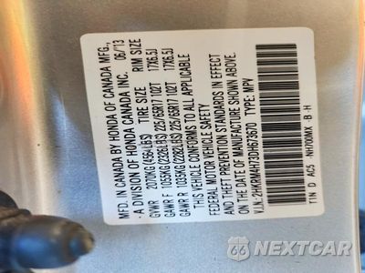 Zdjęcie 14 z 14 samochodu: 2013 HONDA CR-V EXL VIN:2HKRM4H73DH673670 - miniatura